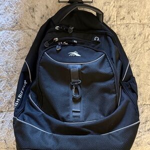 High Sierra Black and Gray Men's Backpack